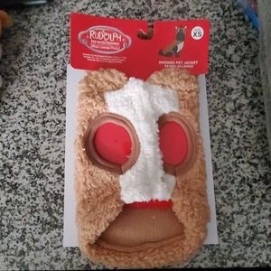 Rudolph the red nose reindeer hooded pet jackets e